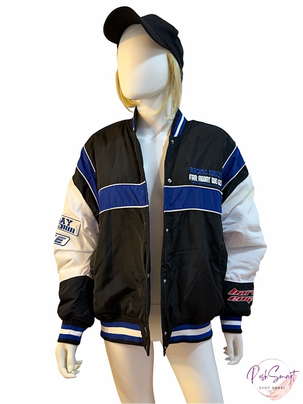 Women’s Forever 21 New York Performance Racing Moto Jacket | Size L